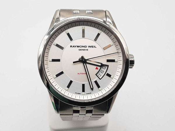 Raymond Weil 42 Freelancer White Dial Steel Automatic Watch Do0424orxde