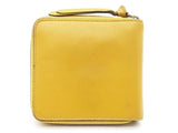 Jimmy Choo Jc Logo Yellow Leather Wallet Sd0626rzde