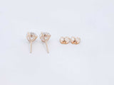 2.17ctw Lab Grown Diamond Stud Earrings In 14k Yellow Gold 1.1 Grams Sd0723srxsa
