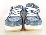 Louis Vuitton Blue Monday Denim Lv Trainers Size 10.5m Sd1225wrzde