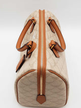 Mcm Monogram Canvas Ella Lauretos Boston Bag Eb0626oxzsa