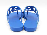 Hermès Egerie Chaine D'ancre Sandals In Blue Tpu Rubber Size 7.5 Fw1026ozxdu