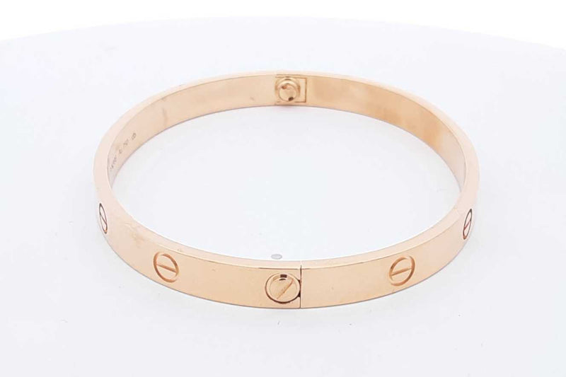 Cartier 18k Yellow Gold Love Bracelet Size 19 37.2 Grams Eb0924wrxzsa