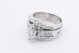 2.3cttw Diamond Ring In 14k White Gold 8.6 Grams Size 7 Eb0126lxxzsa