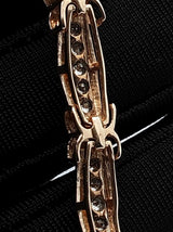 3.0 Cttw Diamond Tennis Bracelet In 10k Yellow Gold 10.1 Gram 7 Inch Fw0626crxdu