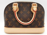 Louis Vuitton Alma Brown Monogram Crossbody Bag Do0525cxzde