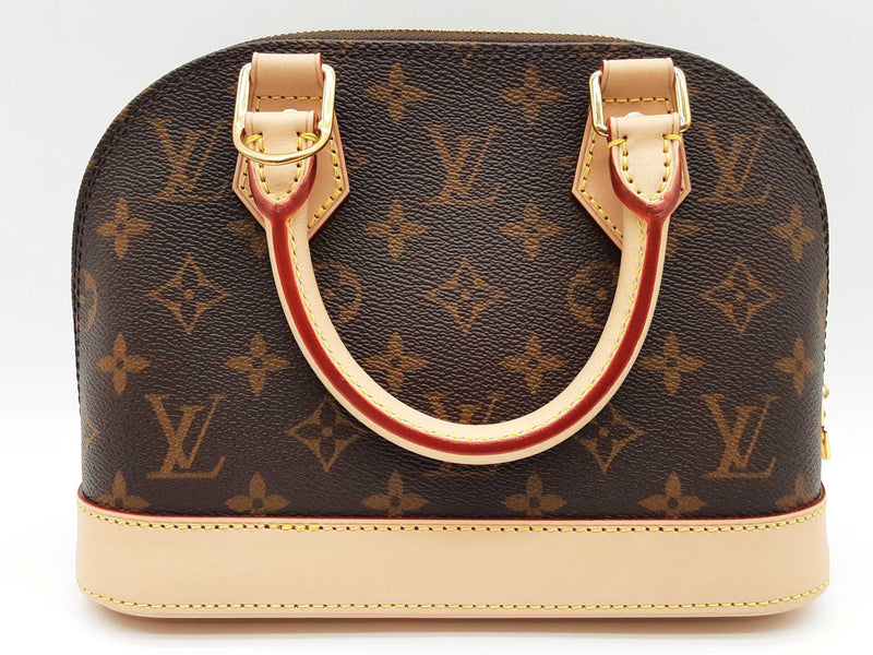 Louis Vuitton Alma Brown Monogram Crossbody Bag Do0525cxzde