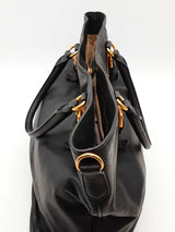 Prada Black Leather Phenix Tote Bag Eb1026lerde