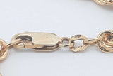 18k Yellow Gold Rope Chain Necklace With 14k Clasp 21.6 Grams 25 In Eb0326lrrxsa