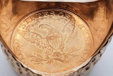 1908 Liberty Gold Coin Ring Set In 14k Yellow Gold 21.5g Size 15 Eb0226opxzde