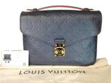 Louis Vuitton Pochette Mettis Marine Rogue Empreinte Blue /Handbag Jg1028lpcrmia