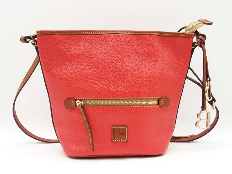 Dooney & Bourke Red Pebble Grain Small Zip Sac Sd1025wzde