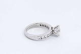 Tiffany & Co. 1.72cttw Diamond Ring In Platinum 6.5 Grams Size 4.25 Eb0126ixxzdu