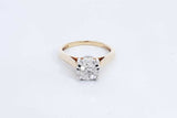 Approx. 0.4ctw Diamond Ring In 10k Yellow Gold 3.3 Grams Size 7 Eb0824orxdu