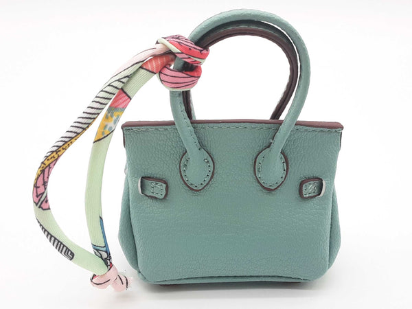 Blue Teal Mini Bag Charm Do0725ide