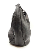 Gucci Gg Twins Black Guccissima Leather Hobo Bag  Fw0625przdu