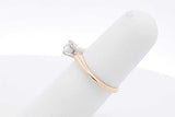 0.2ctw Diamond Solitaire Ring In 14k Yellow Gold 2.1 Grams Size 5 Eb0226lrxsa