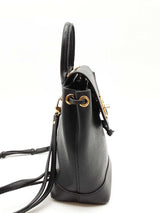 Louis Vuitton Lockme Black Leather Backpack Eb0126irxde