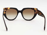Prada Spr14w Havana Brown Sunglasses With Case Aa0826izsa