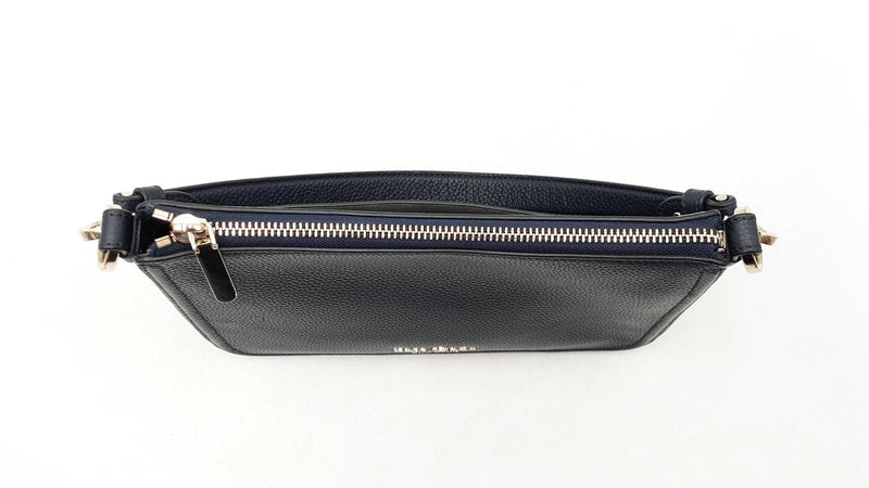 Kate Spade Hudson Convertible Crossbody In Navy Blue Pebbled Leather Fw1125wzdu