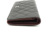 Chanel Quilted Caviar Leather Yen Wallet Eb0926pxzsa