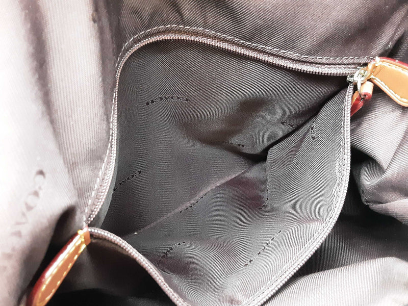 Coach Edie 31 Gray Pink Stripe Horse Carriage Logo Shoulder Bag Do0725wxde