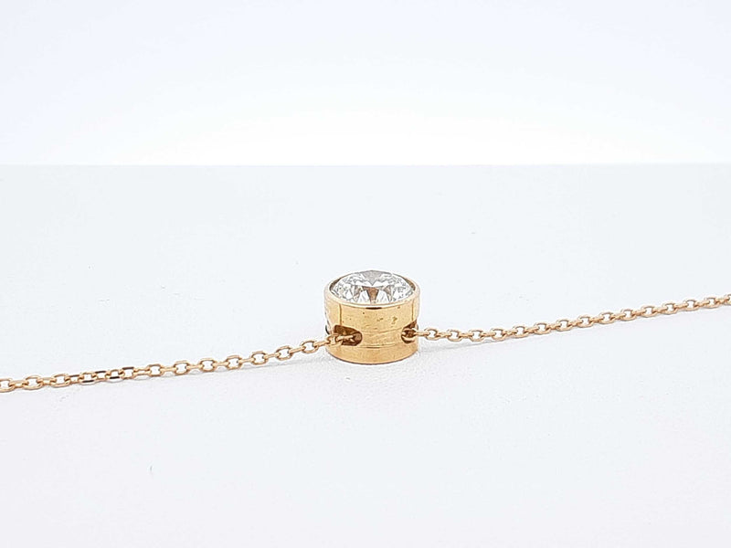 2.15 Cttw Diamond & 18k Gold Solitaire Pendant With Cert 4.6g 18 In Fw0925exzxdu