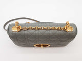 Christian Dior Medium Dior Caro Bag Stone Gray Cannage Calfskin Sd0825lrzxde