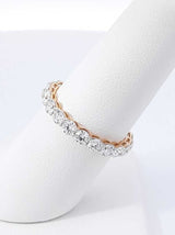 2.05 Cttw Lab-grown Diamond & 14k Gold Eternity Ring 1.7g Size 6.5 Fw0326przdu