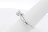 0.89ctw Diamond Ring In 10k White Gold 3.2 Grams Size 7 Eb0226rxzsa