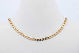 14k Yellow Gold Curb Chain Necklace 3.9 Grams 18 Inch Eb0226lixde