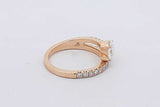 1.0cttw Lab Grown Diamond Ring In 14k Yellow Gold 4 Grams Size 7 Eb0826crxsa