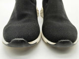 Louis Vuitton Lv Appliqué Black Knit Stretch Sneakers Size 38.5 Fw0924wxzde