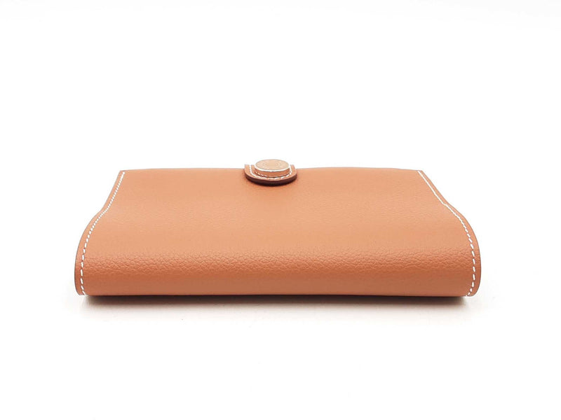 Hermes R.m.s Tan Calfskin Passport Holder Fw1224wxzsa