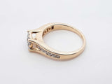 0.55 Cttw Diamond & 14k Yellow Gold Engagement Ring 4.3 Grams Size 7 Fw0226owrdu