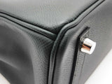 Hermes Birkin 25 Custom Tricolor Green Epsom Palladium Handbag Do0226oclxzde