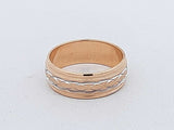 14k Yellow Gold 3.2 Grams Wedding Band Size 5 Aalczsa