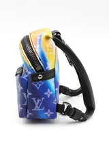 Louis Vuitton Backpack Bag Charm Key Holder In Monogram Sunset Canvas Fw0626crdu