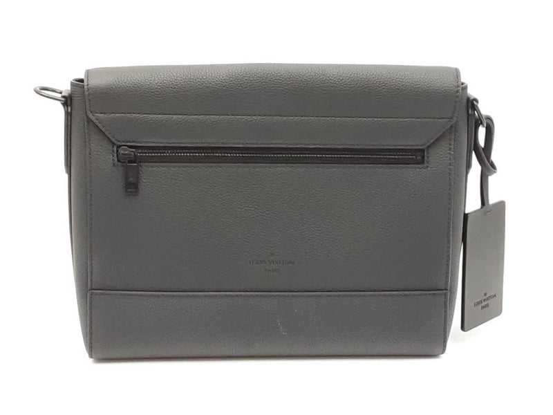 Louis Vuitton Takeoff Messenger Pm Black Leather Crossbody Sd0425lwxzdu