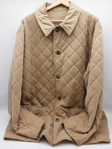Hermes Khaki Tan Quilted Trench Coat Size 56 Do0625rxzde