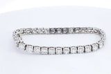 Lab Grown Diamond Approx. 8.50ctw Tennis Bracelet In 14k Wg 16.2g Eb0624oxxzdu