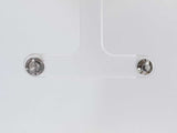 1 Cttw Diamond Platinum 1.6 Grams Stud Earrings Aa0625lozxsa