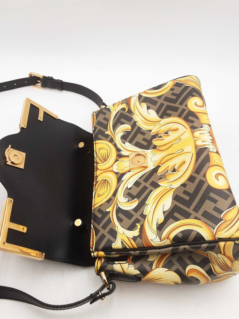 Versace Fendace Fendi X Versace Medusa Baroque Top Handle Bag Eb1224lrxzsa