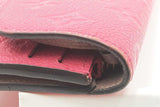 Louis Vuitton Monogram Pink Empriente Leather Emilie Wallet Eb0626olxdu