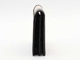 Yves Saint Laurent Cassandre Flap Card Case Black Wallet Aa0726rzsa