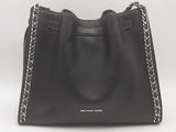 Michael Kors Mina Large Chain Shoulder Bag Black Aa0426wrsa