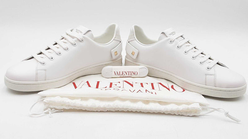Valentino Garavani Calfskin Backnet Sneakers Size 38 Sd0825crdu