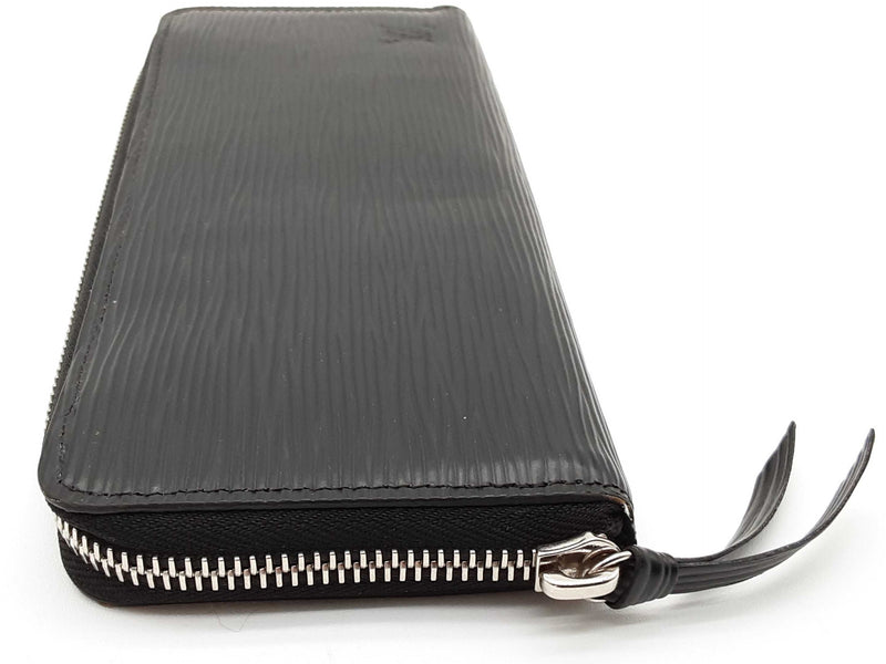 Louis Vuitton Black Epi Leather Zipper Wallet Do0625crde