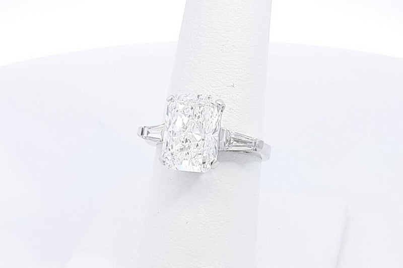 4.86ctw Lab Grown Diamond Ring In 14k White Gold 4.96 Grams Size 7 Eb0225lrrxsa