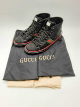 Gucci 1977 Tennis High Top Sneakers Size 12 Fw1024lrxsa